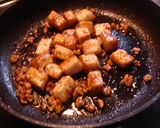 豆腐とくるみの甘辛炒め作り方5写真