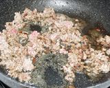 大根の葉っぱとひき肉の甘味噌炒め☆作り方2写真