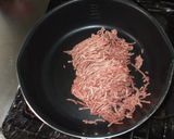 なす味噌炒め♪簡単ピーマンひき肉作り方3写真
