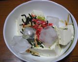 食欲のないときは豆腐茶漬けに決まり！作り方2写真