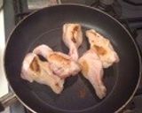 チキンドラムのマッシュルームカレー作り方1写真