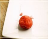 梅干しde温泉ネコちゃん＊キャラ弁おかず作り方5写真