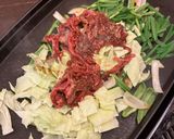 おかんレシピ𓀤𓀣プルコギ 鉄板焼き作り方5写真
