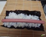 細巻きウインナー寿司作り方2写真