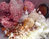 ☆お肉と人参ときのこの餃子☆作り方3写真