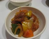 揚げない酢豚作り方7写真