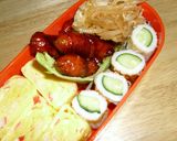 お弁当に♪カニカマヨ卵焼き☆作り方3写真