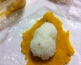 超簡単...包むだけ..かぼちゃのおはぎ作り方4写真
