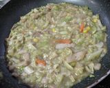 小麦不使用【もんじゃ焼き】作り方5写真