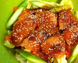ルクエで☆鮭のチャンチャン野菜やき作り方1写真