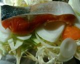 超簡単!鮭と新玉のホイルちゃんちゃん焼き作り方6写真