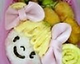 *キャラ弁* くるくる髪の毛の女の子♡作り方7写真