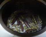 紫えんどう(グリーンピース)の豆ご飯作り方3写真