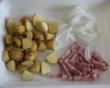 新じゃがと新たまねぎのジャーマンポテト作り方1写真