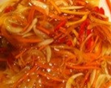 鶏と新玉ねぎの南蛮漬け作り方3写真