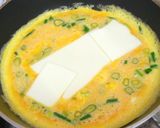 ねぎチーズオムレツ作り方3写真