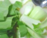 簡単チンゲン菜のミルク煮作り方1写真