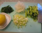 お安く豪華に　激ウマお刺身とお蕎麦サラダ作り方5写真