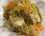 残り野菜とビーフン焼き作り方4写真
