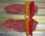 お弁当の彩りに♪パプリカの照り照り肉まき作り方2写真