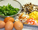 即席お弁当おかず②三つ葉とちくわの卵炒め作り方1写真