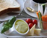 野菜スティック用チーズバジルペースト作り方4写真