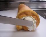 旨☆ミルキークリームdeロールケーキ♪作り方21写真