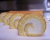 旨☆ミルキークリームdeロールケーキ♪作り方23写真