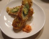 竹輪にin!オクラの天ぷら♪作り方4写真