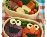 キャラ弁☆エルモ＆クッキーモンスター♪作り方8写真