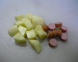 朝食に♫じゃがチー・オムレツ作り方1写真