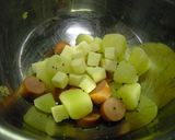 朝食に♫じゃがチー・オムレツ作り方5写真