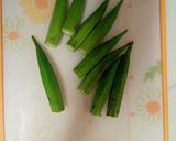 おくらのポン酢和え✿作り方1写真