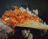 カリフラワーの　ニラキムチ炒め♪作り方5写真