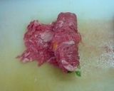 切り落とし肉で作る肉巻き野菜作り方3写真
