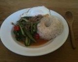 きゅうりと豚肉炒め・簡単ワンプレートご飯作り方4写真