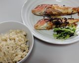金頭カナガシラの塩焼き、塩こんぶプラス作り方5写真