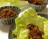 野菜たっぷり肉みそ♪挽き肉のレタス巻き☆作り方5写真