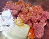 豚ひき肉と豆腐のねぎダレ和風バーグ作り方1写真