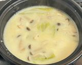 コク旨極上！とり白湯風の味噌バター雑炊作り方4写真