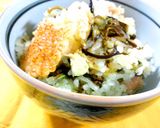 わらびの炊き込みご飯作り方3写真