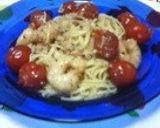 トマトとエビの冷製パスタ☆作り方7写真