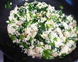 ほうれん草と豆腐炒め作り方3写真