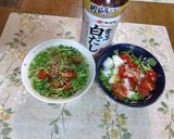 簡単に!お吸い物にも!豆苗とミニトマト作り方24写真