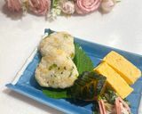 お子様おにぎり⑩チーズ入りたぬきおにぎり作り方3写真