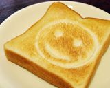 忙しい朝には♫ スマイルトースト作り方5写真