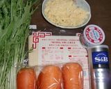 揚げない春巻き、にんじんたっぷり♪作り方1写真