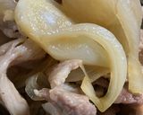 簡単　豚丼紅生姜のせ作り方10写真