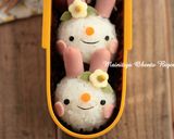キュートなうさぎさんおにぎり♪キャラ弁作り方6写真