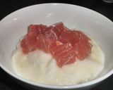 中華風!山かけまぐろ丼作り方3写真